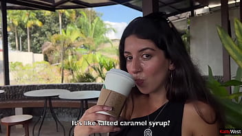 Cum-soaked Starbucks Slut: Public Toilet Blowjob And Sperm-filled Coffee