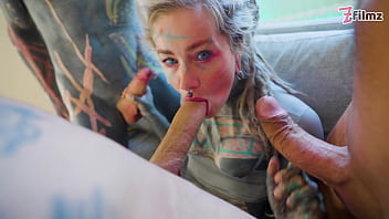 Double Anal Gangbang Whore: Tattooed Slut Anuskatzz Takes Multiple Cocks, Ends With A Huge Facial – Atm, Dap, Dp