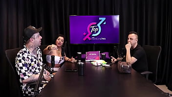 Monica Lima Gets Her Tight Little Pussy Stuffed By The Dogging King While Her Cuck Watches From Across The Table And Blows His Load Without Even Touching Himself, All Captured In Full On Red