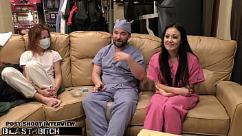 Become The Nurse As Blaire Celeste Takes A Massive Cum Blast To The Mouth