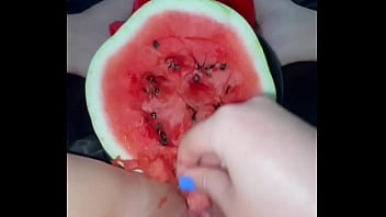 Juicy Watermelon Orgasms: Homemade Saudi Girl’s Extreme Fruit Fetish Masturbation In Los Angeles